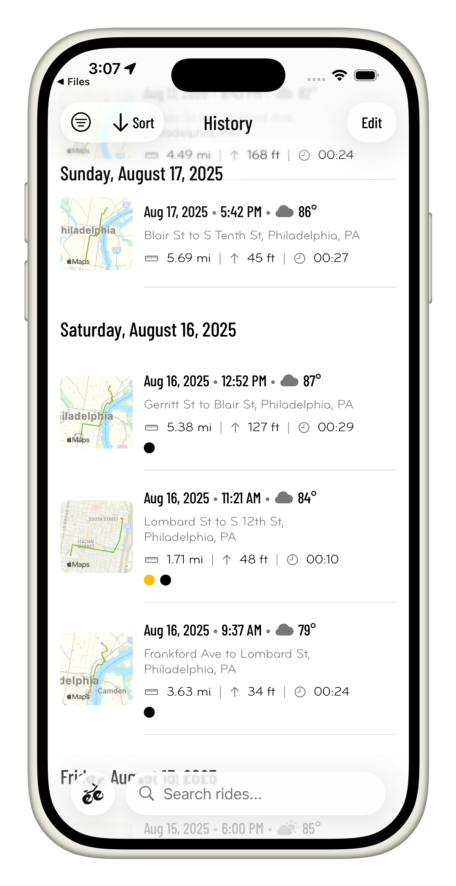 Wheelie App Screenshot 3